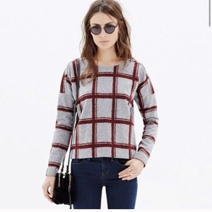MADEWELL TOUCHTONE PLAID SWEATER